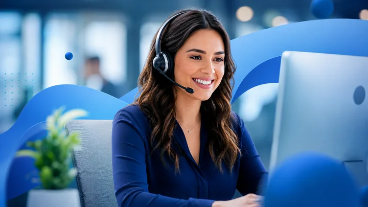 Customer Service specialist at work