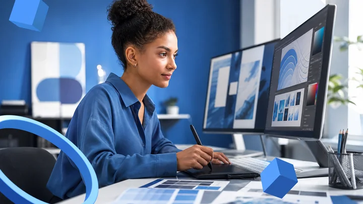 Graphic Design specialist at work