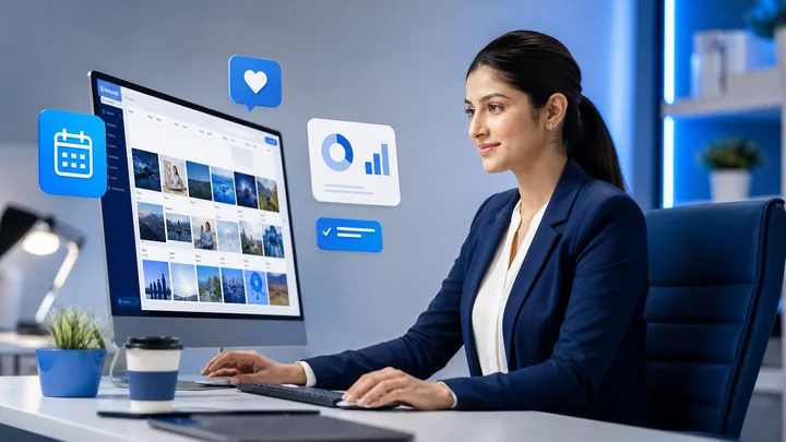 Page Administration specialist at work