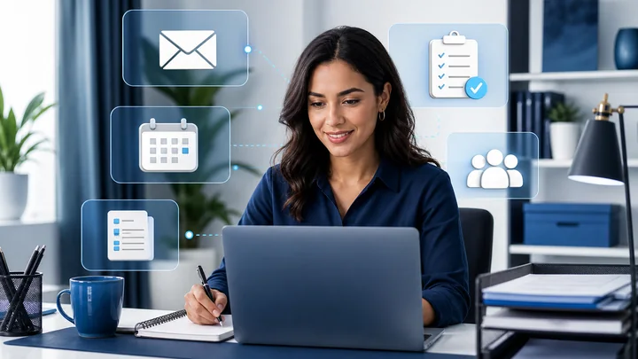 Virtual assistant coordinating business tasks